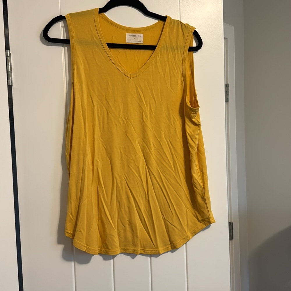 Jackson Rowe Blue Relaxed Tank Top